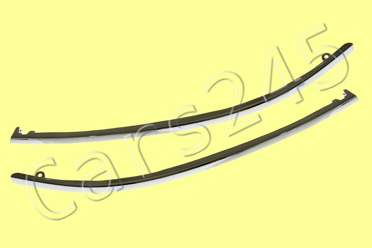 Headlight Chrome Trim Mouldings LH+RH Fits AUDI A6 C5 1997-2001