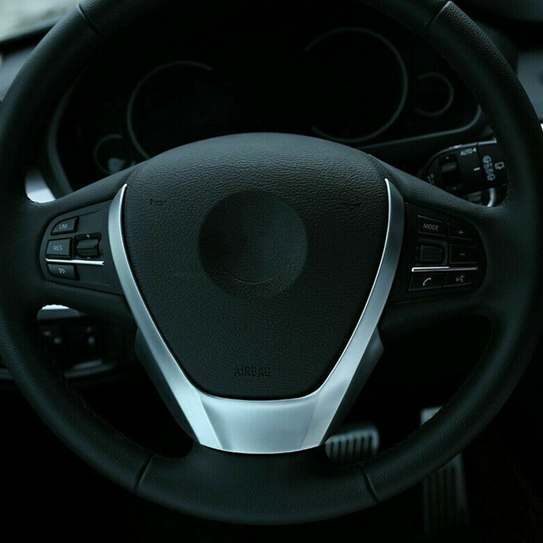 Steering Wheel Cover Trim ABS Fit For BMW X3 F25 X4 F26 X5 F15 2014 2015 2016