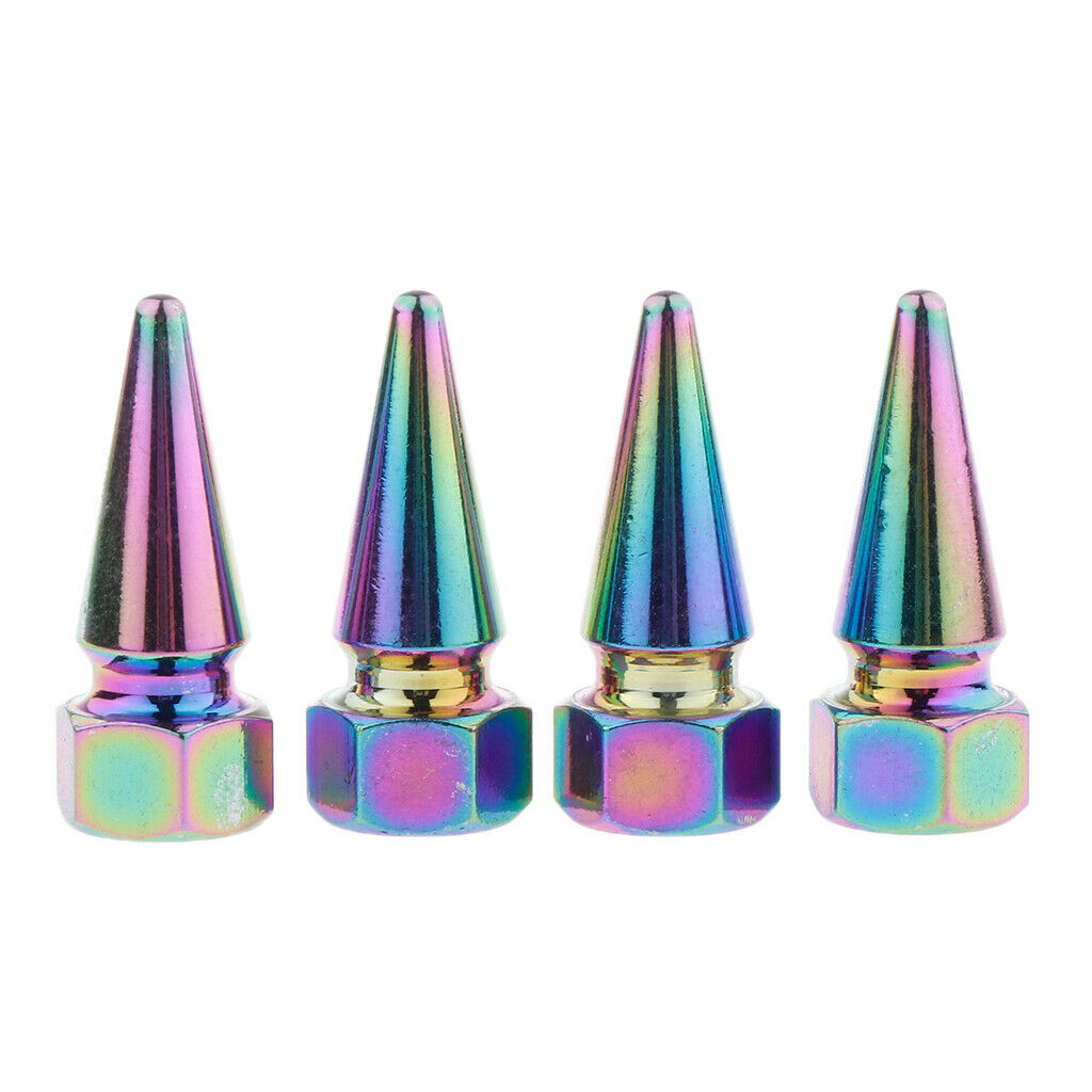 Aluminum Alloy Tire Stem Valve Caps  Dust Cover for Car Motorcycle 3.1x1.4cm