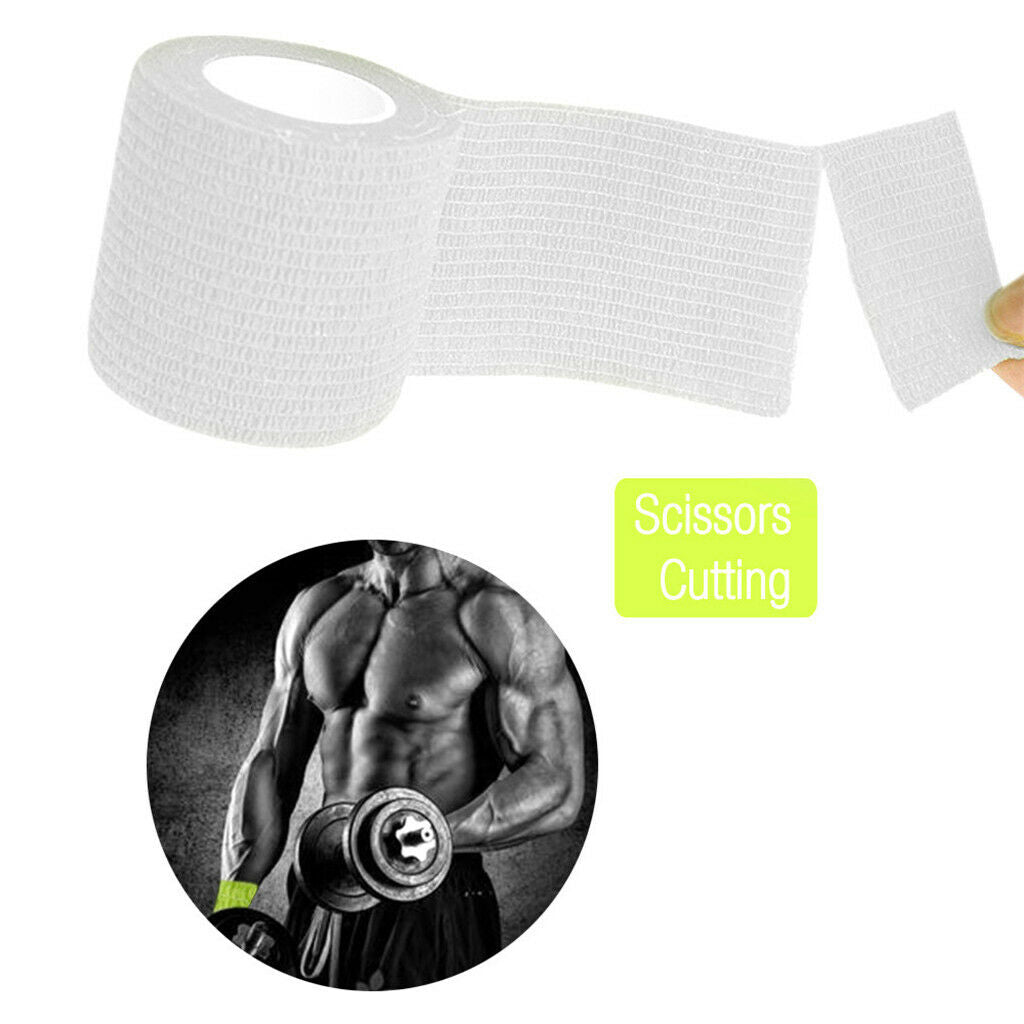 2 Roll Premium Tattoo Self-adhesive Bandage Tattoo Grip Pen Cover 5cm Wide