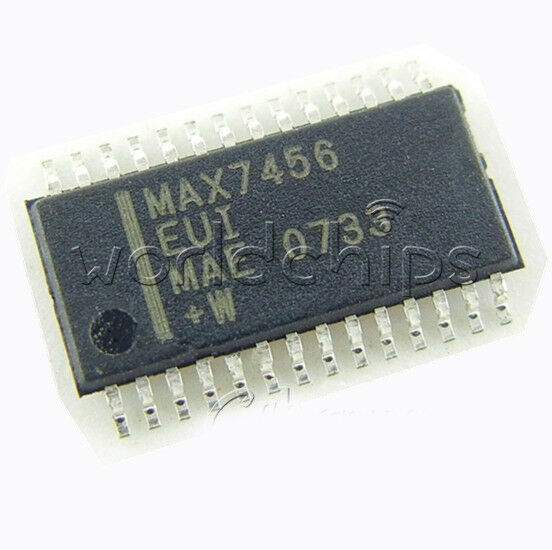 MAX7456EUI Single-Channel Monochrome On-Screen Display with EEPROM TSSOP28