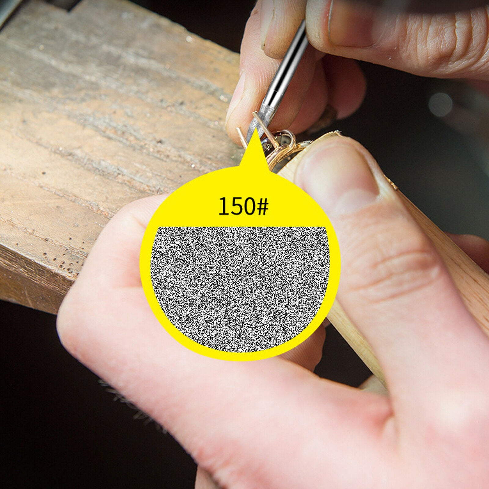 30Pcs 3mm Diamond Drill Bits Set Burr Grinding Polishing Tool for Dremel Rotary