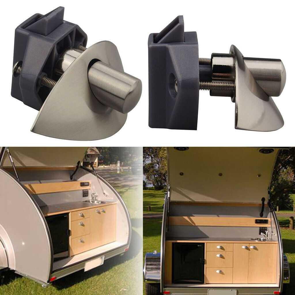 Push Button Catch Lock Knob   Up Latch Motorhome Camper RV Drawer Decor