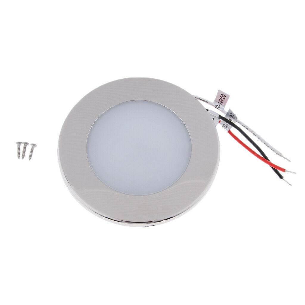 4.75" RV Marine Yacht Interior Ceiling Dome LED Light 12V 6W/2W
