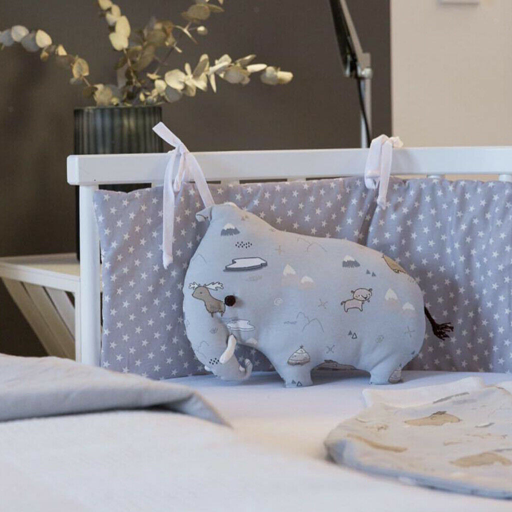 Padded bumper for COT CRIB BABY BED LINEN WITH ROUND CLEANER