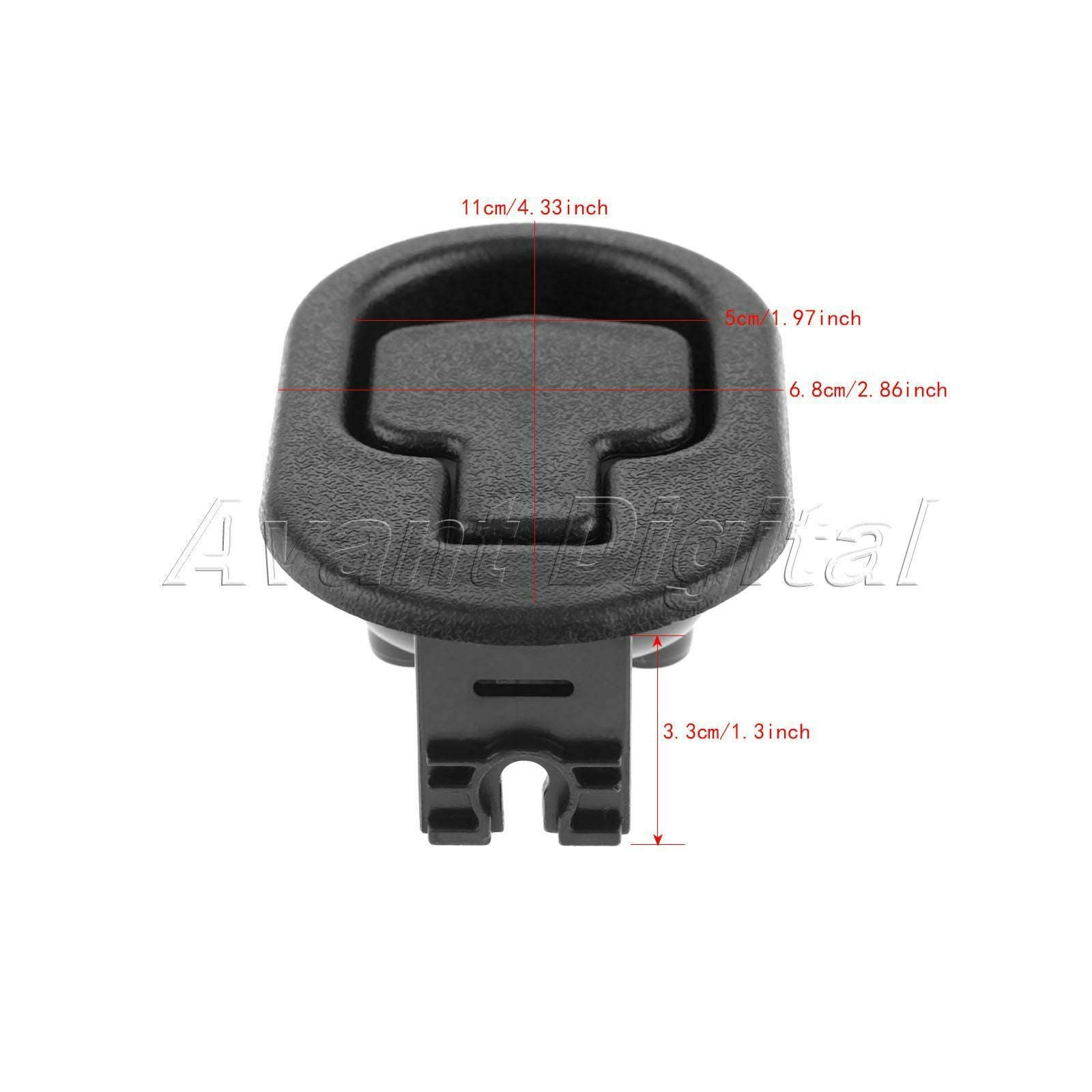 Plastic For 6mm & 3mm Cable Funiture Sofa Recliners Release Pull Handle Lever