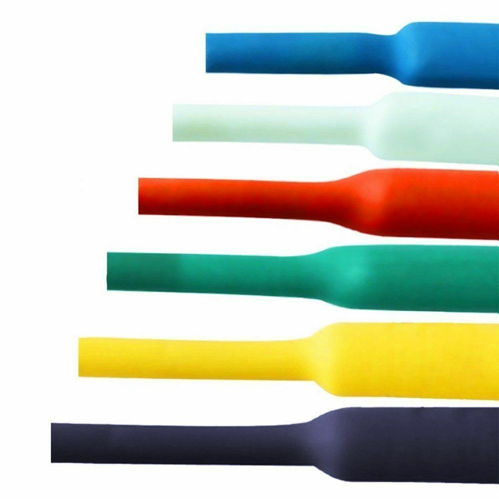 140pc 2:1 5Size Heat Shrink Tube Tubing Sleeve Sleeving 7 Color Wire Kit