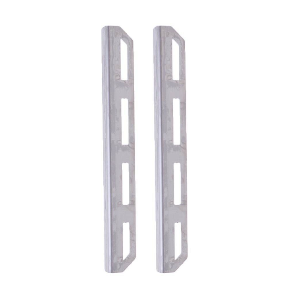 2 Pieces Metal Side Pedal Chassis Underrun Protection for 4 1/10 RC Truck Car