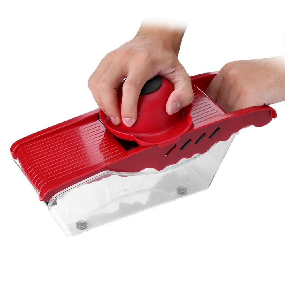 6in1 Slicer Mandoline Cutter Grater Multi-function Peeler Vegetable Carrat Onion