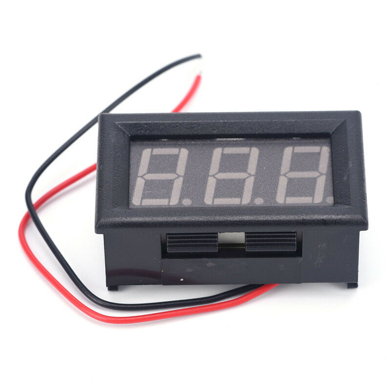Mini voltmeter tester Digital voltage test battery DC 0-30V red auto c.l8