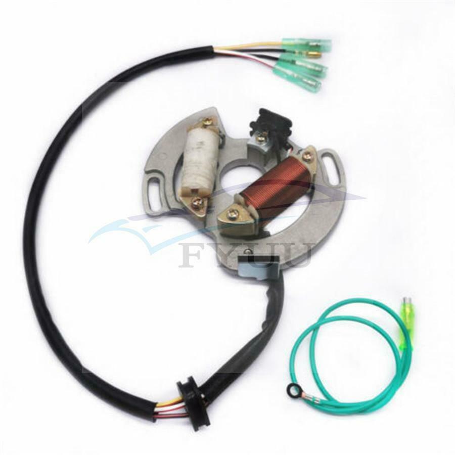 For Yamaha Blaster YFS200 97-01 Ignition Coil Spark Plug Regulator & Stator Kit