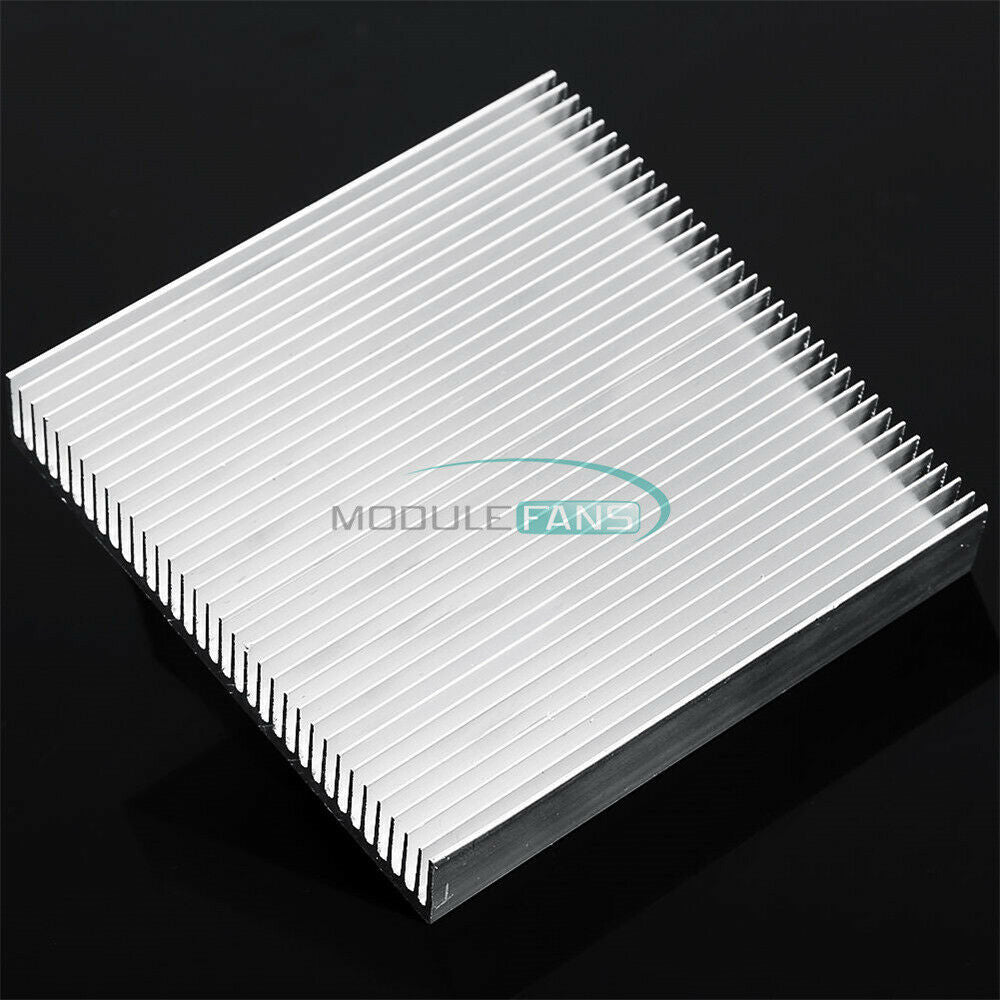 Heat Sink 90x90x15mm Aluminum Cooling LED Power IC Transistor DC Converter
