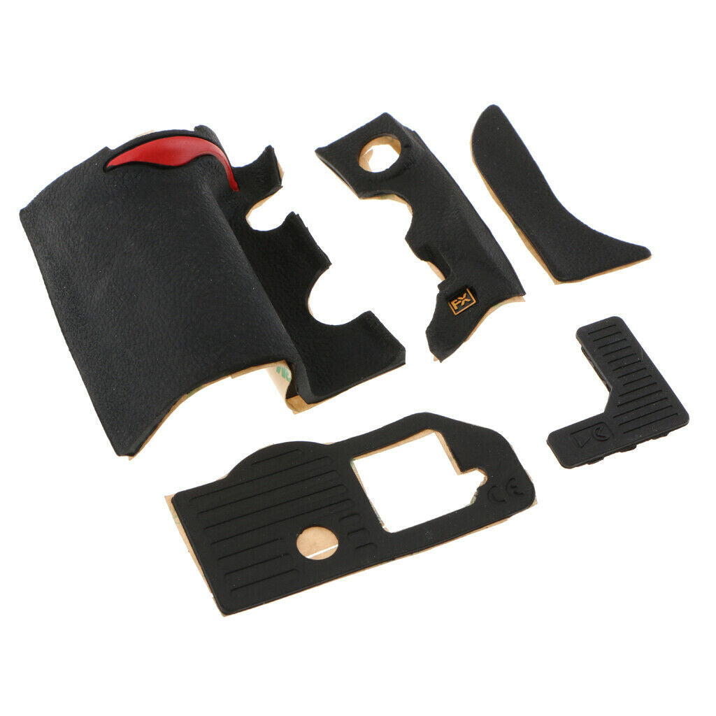 5 Pieces Grip Rubber Unit Repair Part  for Nikon D700 Front/Rear/Side Cover