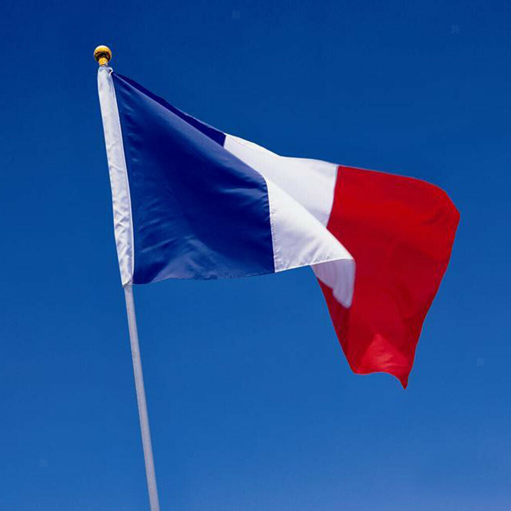 Large French National Flag France Banner 150 * 90cm / 5 * 3ft Grommets for