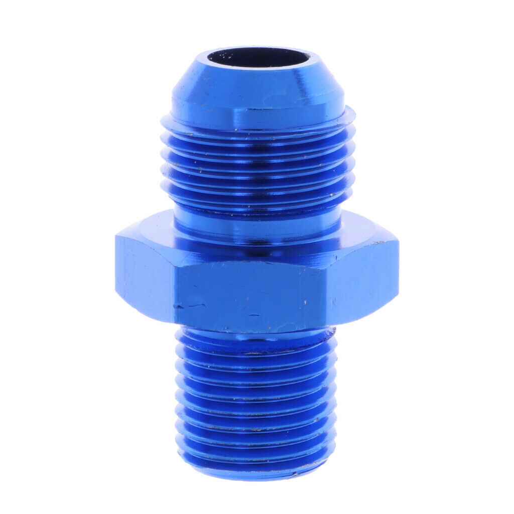 2 Pieces Universal Oil Cooler Fuel Line Hose Adapter Connector AN8-M16x1.5