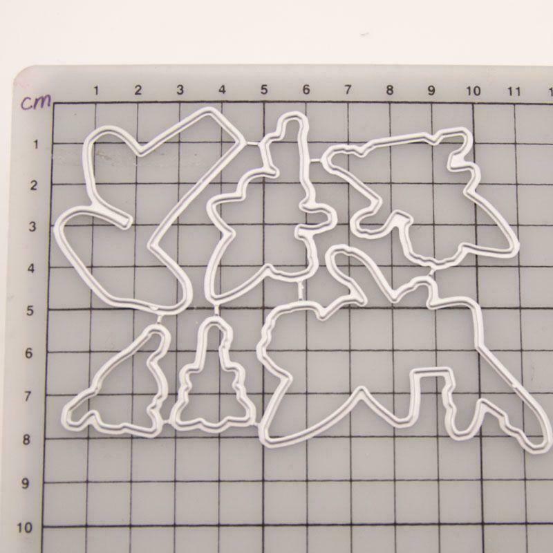 Angel Seal Stamp With Cutting Dies Stencil Set DIY Scrapbooking Embossing Album