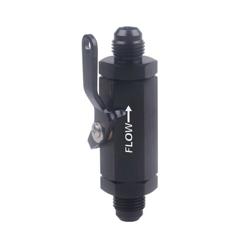 6AN Fuel Tank Handle Cut Off w/ Cable Lever Safety Roll Aluminium Shut Off Valve