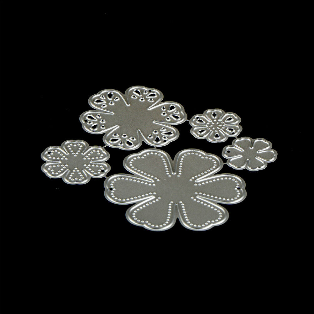 Lovely Bloosom Flower Cutting Dies Scrapbooking PhotoDecor Embossing Makin.l8