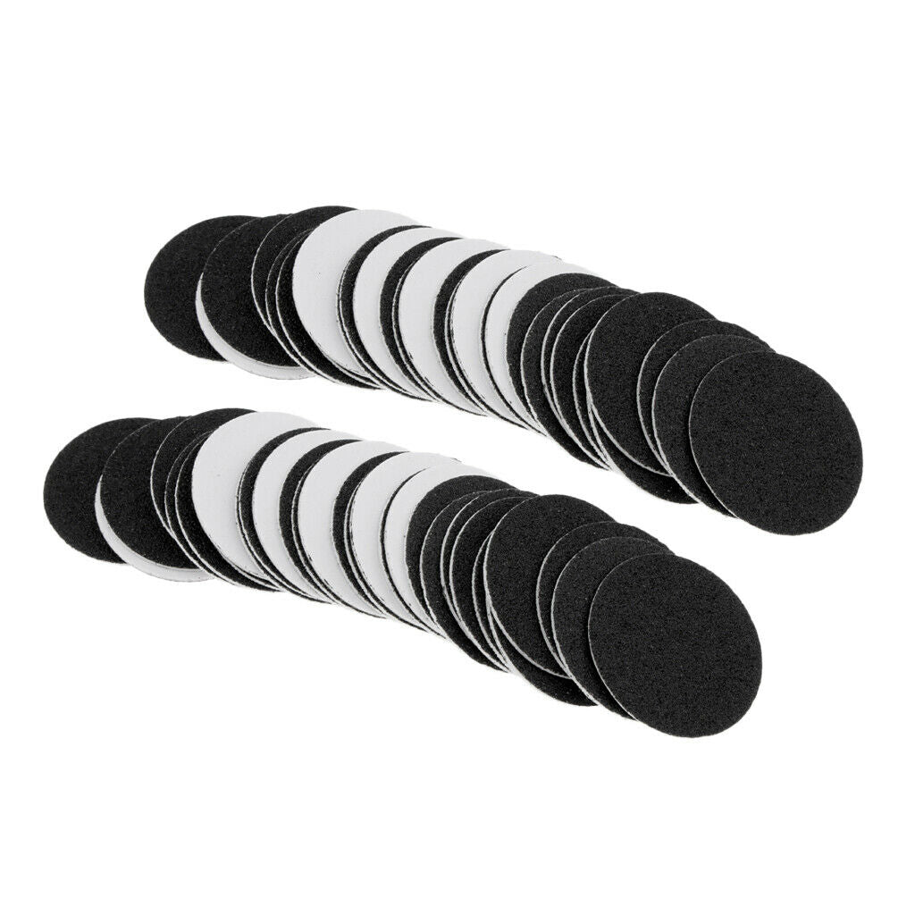 60Pcs Self-adhesive Foot Rasp Sandpaper Discs Disk for Dead Skin Remover