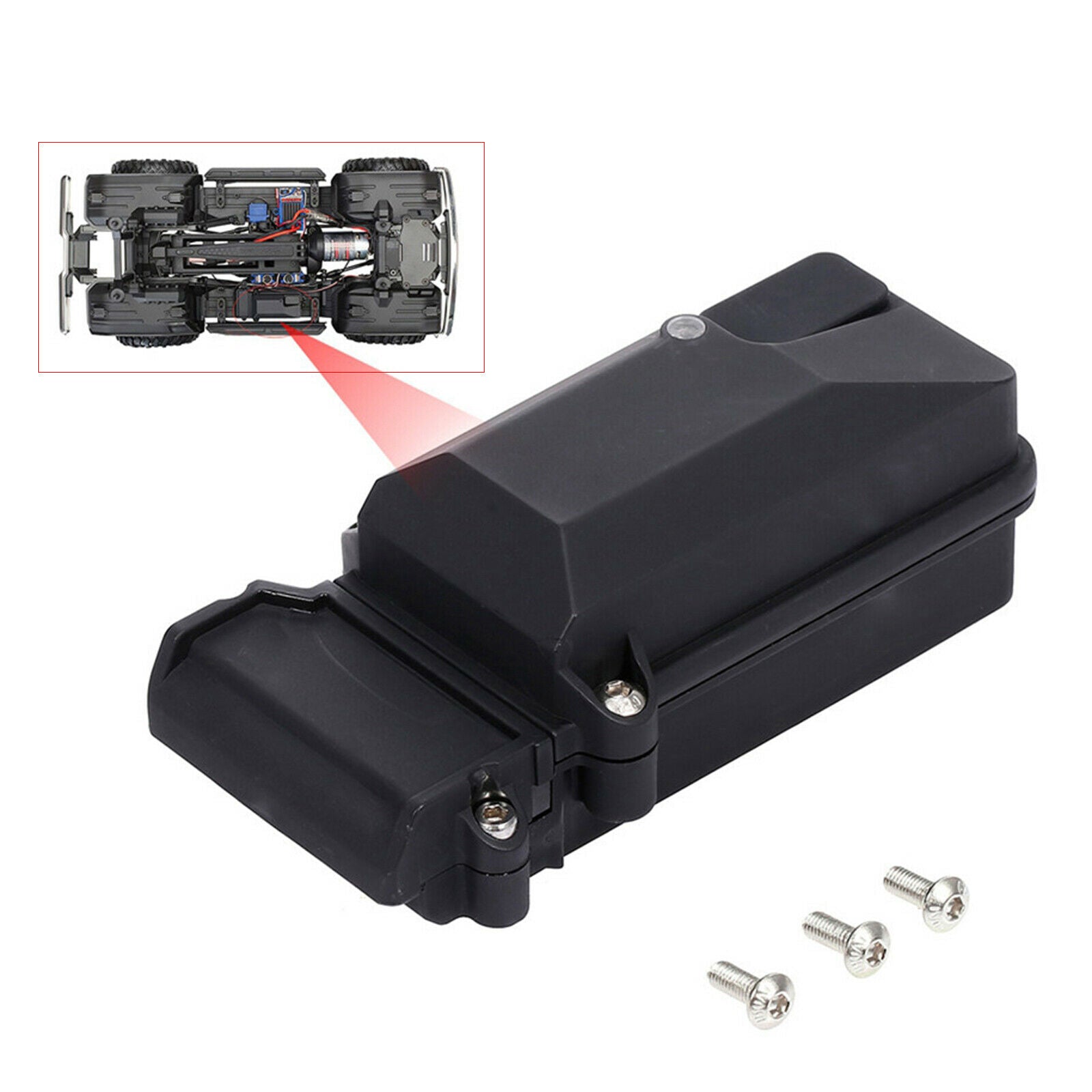 Waterproof RC Radio Receiver Box Protector for Axial SCX10 90046 1:10 RC Crawler