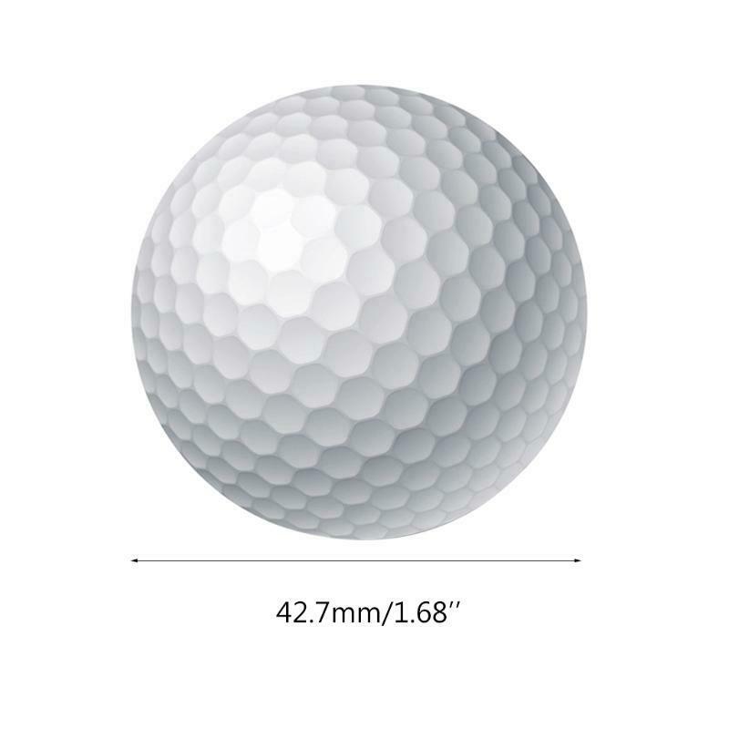 2Pcs Golf Ball Professional Indoor & Outdoor Air Balls Golf White Soft Ball