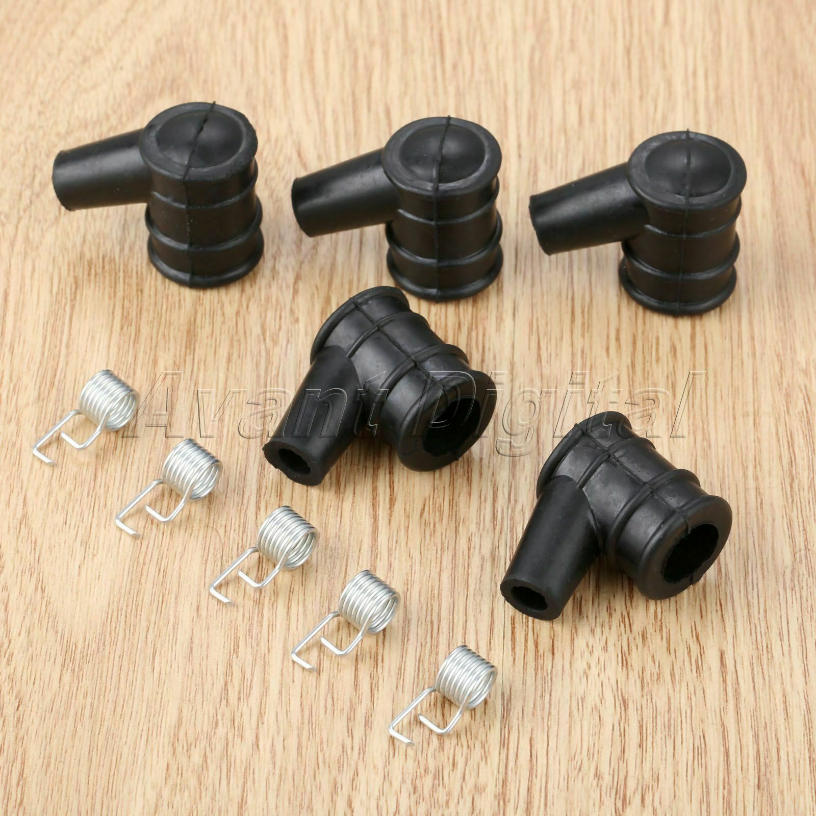 5set Ignition Coil Cap & Spring For 4500 5200 5800 2 Stroke Chainsaw Spare Parts