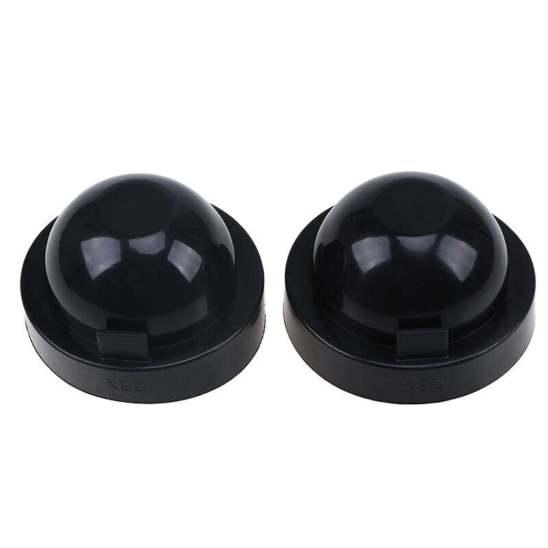 3.54" Rubber Housing Seal Cap Car Dust Cover LED HID Light Kit Headlight Black