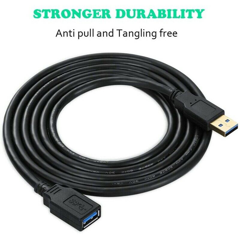 USB 3.0 Extension Cable 16.4Ft, Type A Male to Female USB Extension Cable f D9M1