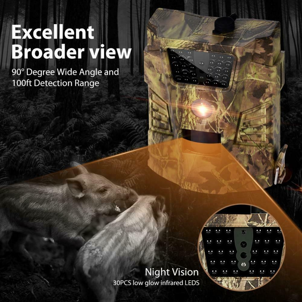 HT-001B Cameras 12MP Night Vision Wild Surveillance Traps Hunting Cameras