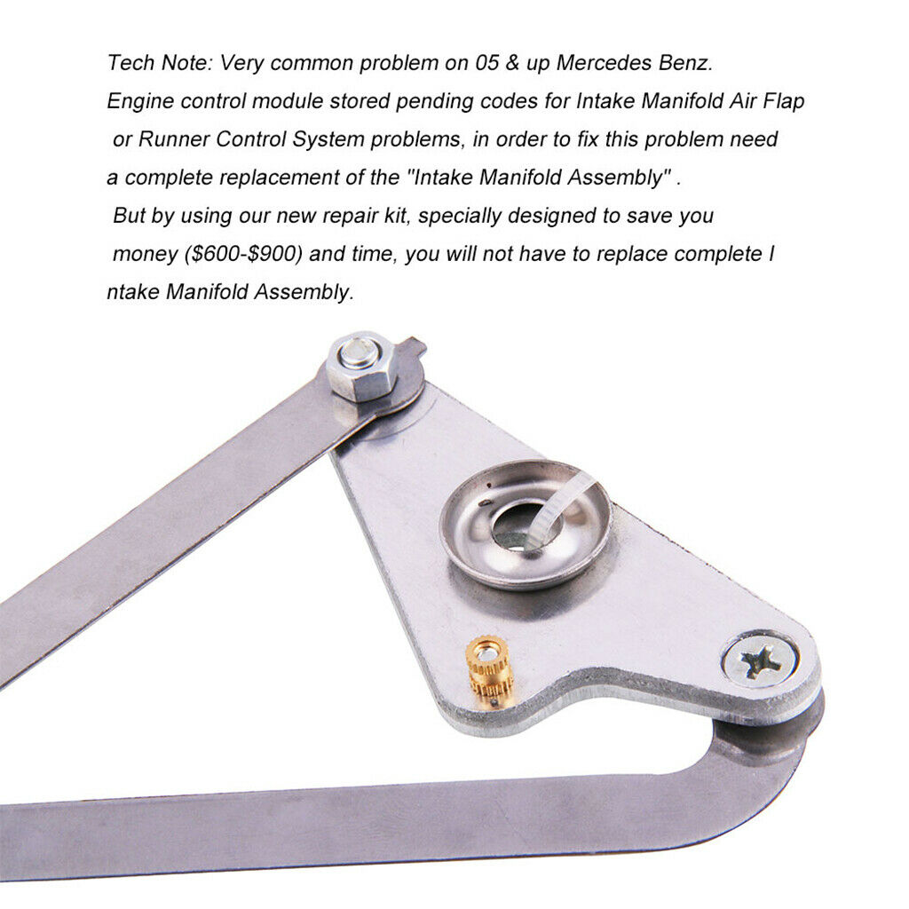 Intake Manifold Air Flap Runner Lever Repair Kit For Mercedes-