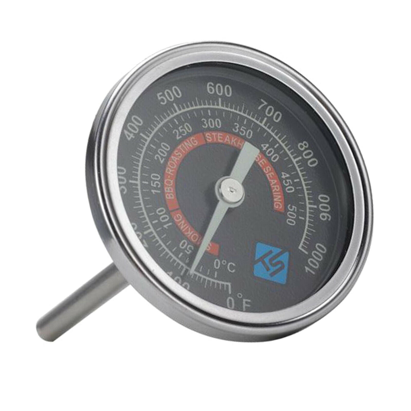 Celsius Stainless Steel BBQ Smoker Grill Thermometer Temperature Gauge Barbecue