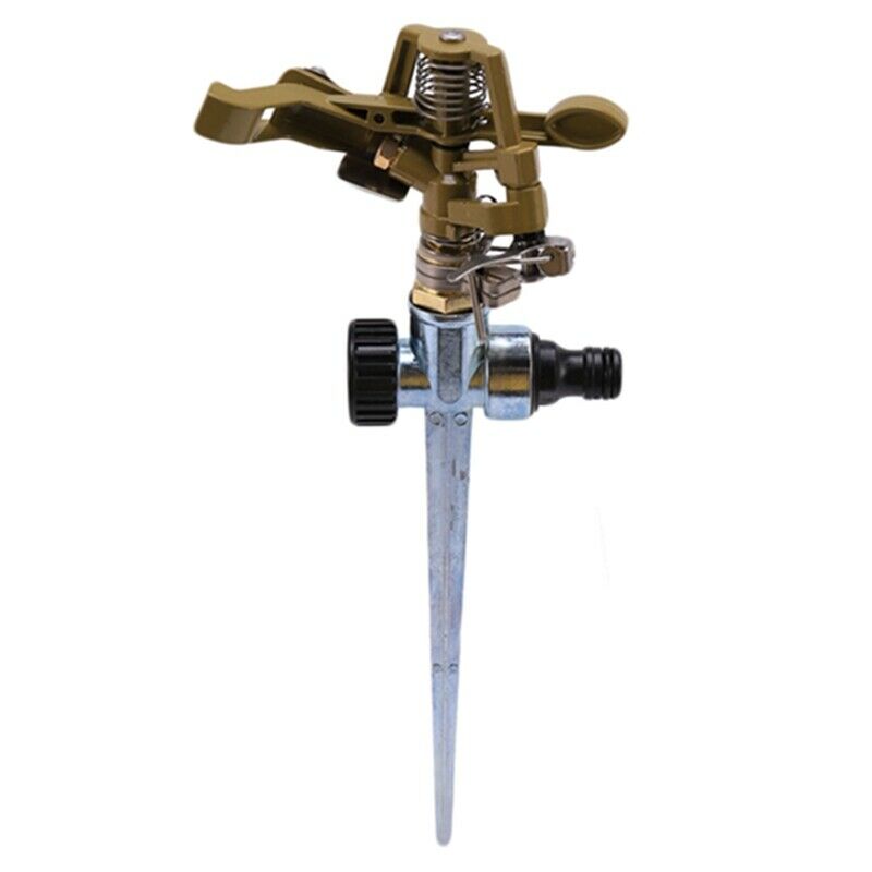 360 Degree Rotary Irrigation Sprayer Sprinkler For Lawn Garden Yard Golf GrassN9