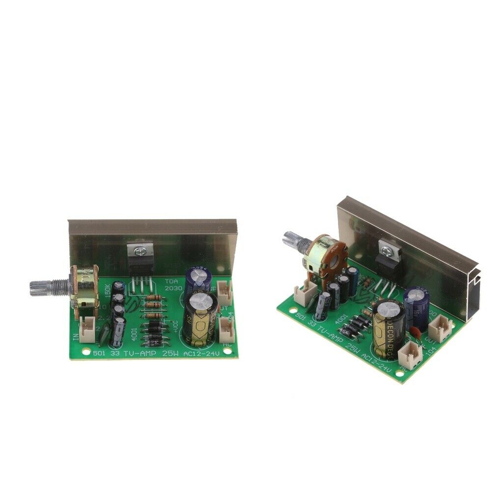 Lovoski 2x Tda2030 One-channel Mono 20w Ac/Dc 12v for Audio Amplifier Board