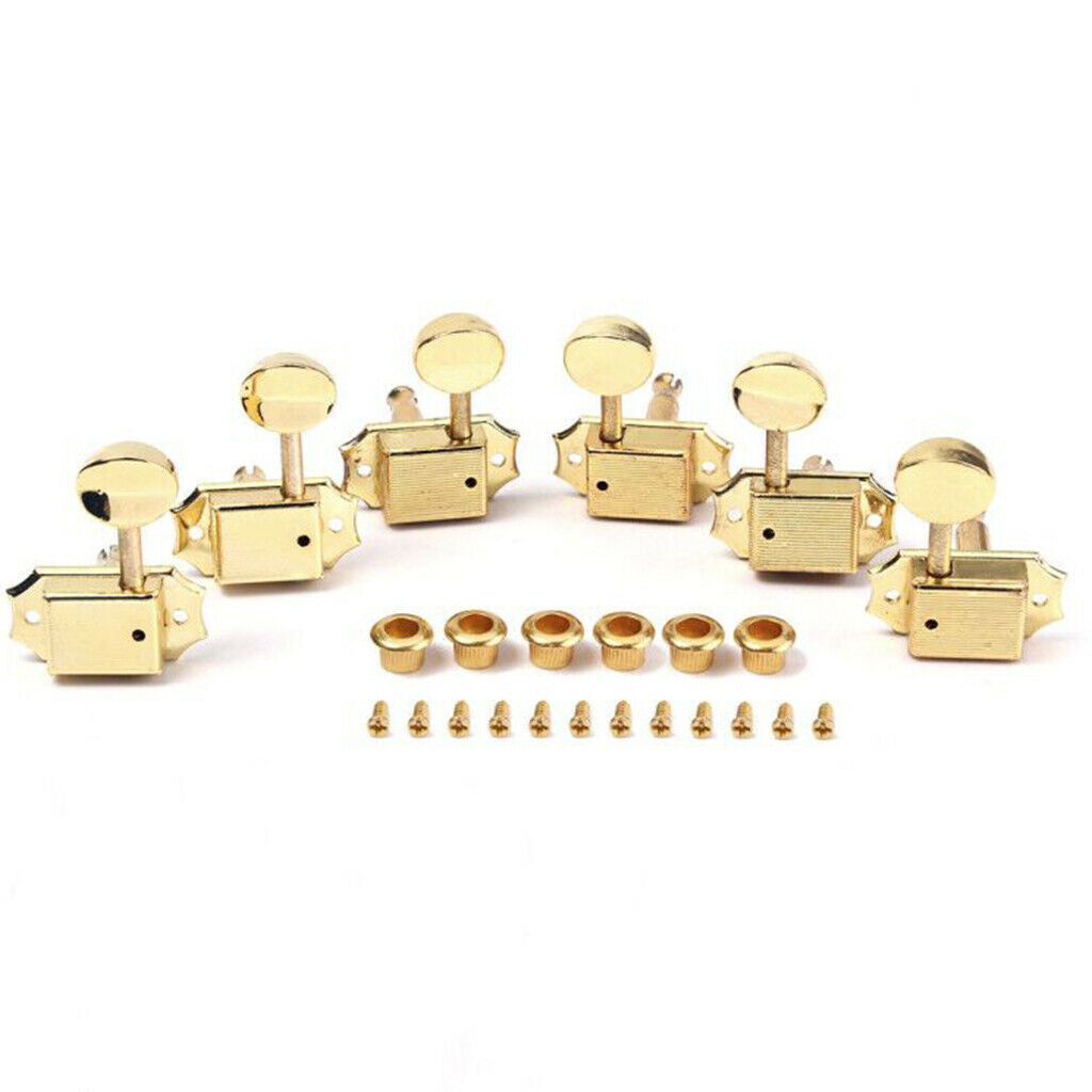 6 Pcs 3R & 3LGuitar String Tuning Peg Tuner Machine Head