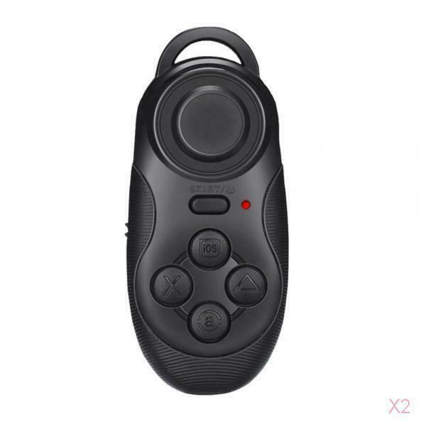 2x Bluetooth Gamepad Remote Controller, Wireless Camera Shutter,