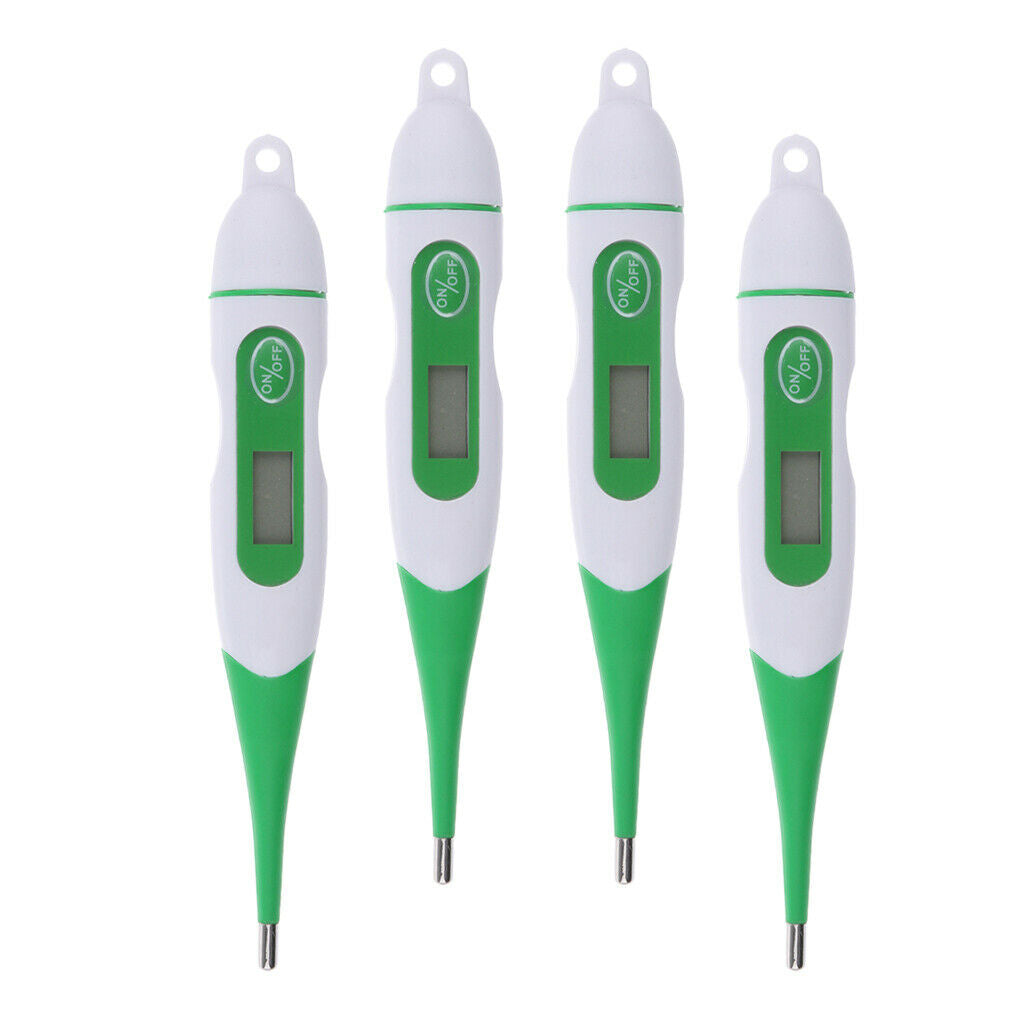 Set of 4 32-43 Degree Digital Vets Veterinary Thermometer for Livestock