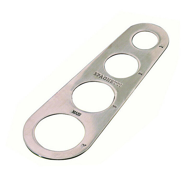 Easy Clear Pasta Ruler 4 Serving Portion Stainless Steel Spaghetti Measur.l8