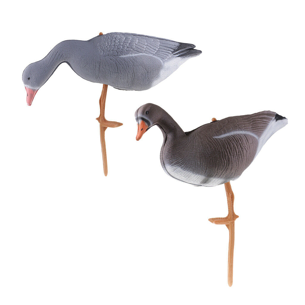 2 Shapes Full Body Goose Hunting Decoy Garden Lawn Decoration