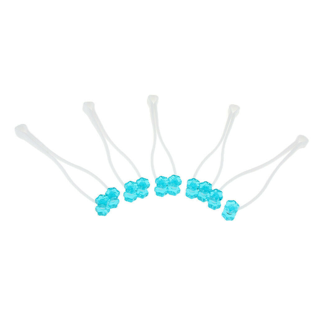 5 Pcs Cat Massage Tool Cat Thin Face Massager Pet Dog Feet Legs Massager Blue