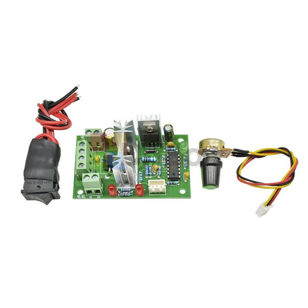 DC6-30V Motor Speed Controller Reversible PWM Control Forward Reverse Switch 80W