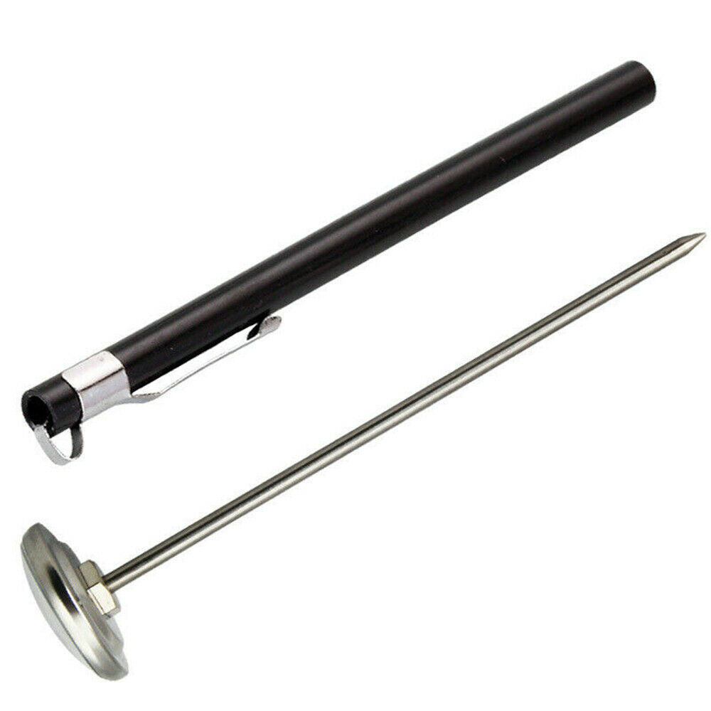 Stainless Steel BBQ Food Cooking Meat Coffee Milk Probe Thermometer Gauge Tool*1