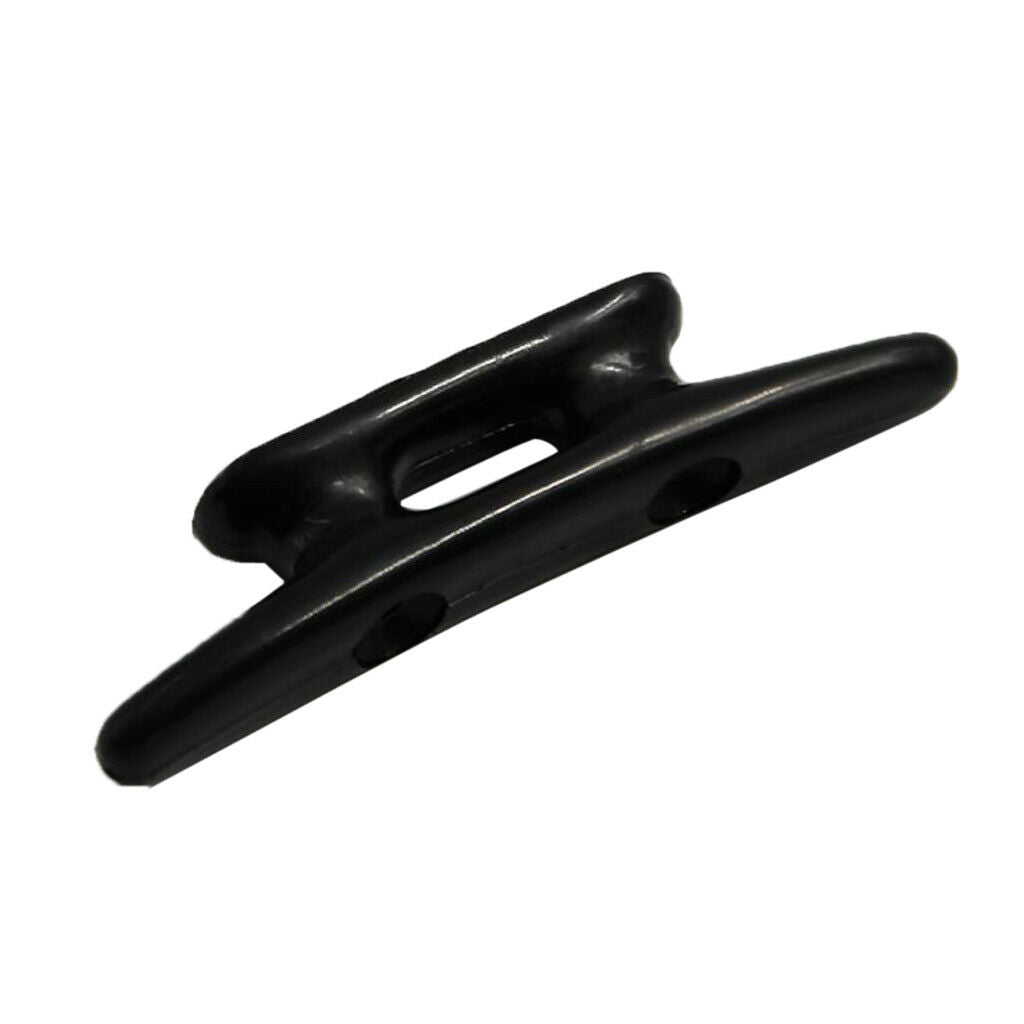 2pcs 3" Black Nylon Closed Base Marine Boat & Dock 3 inch Cleat