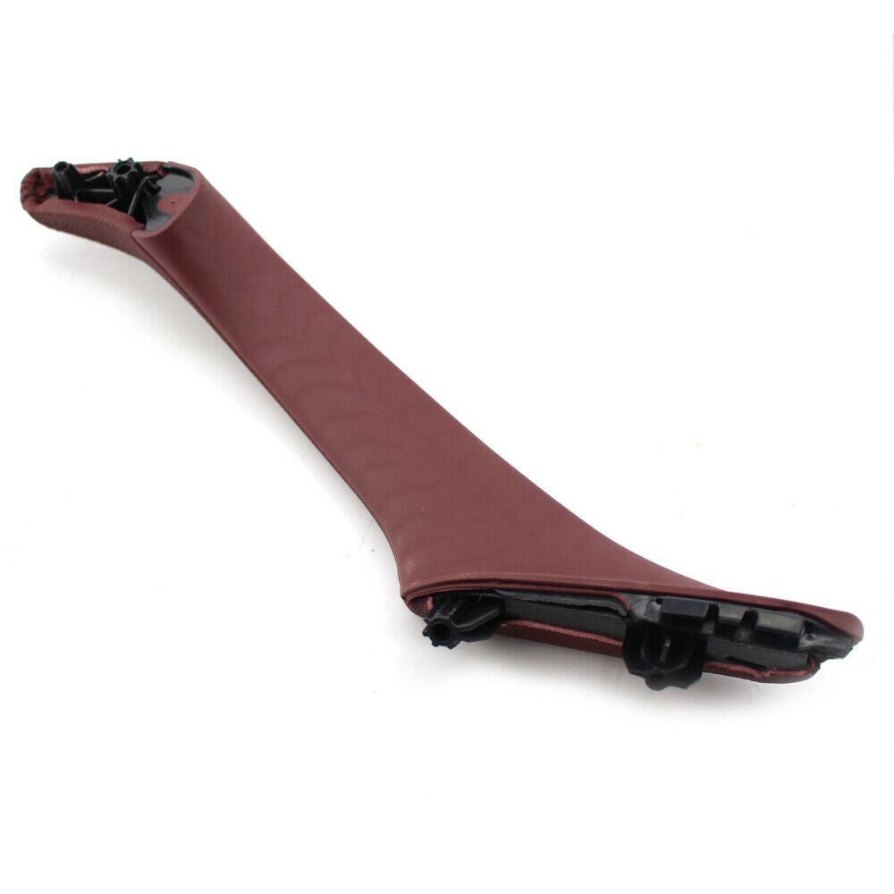 Brown Right+Left Car Inner Door Panel Handle Pull Trim Cover For BMW F10 F11 F18