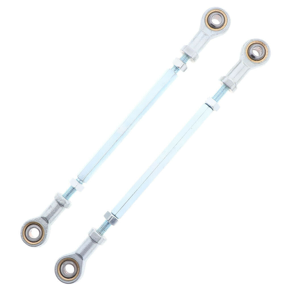 2 Pcs Sturdy Ball Joint Steering Shaft Ends Set for Modified ATV Buggy Go Kart