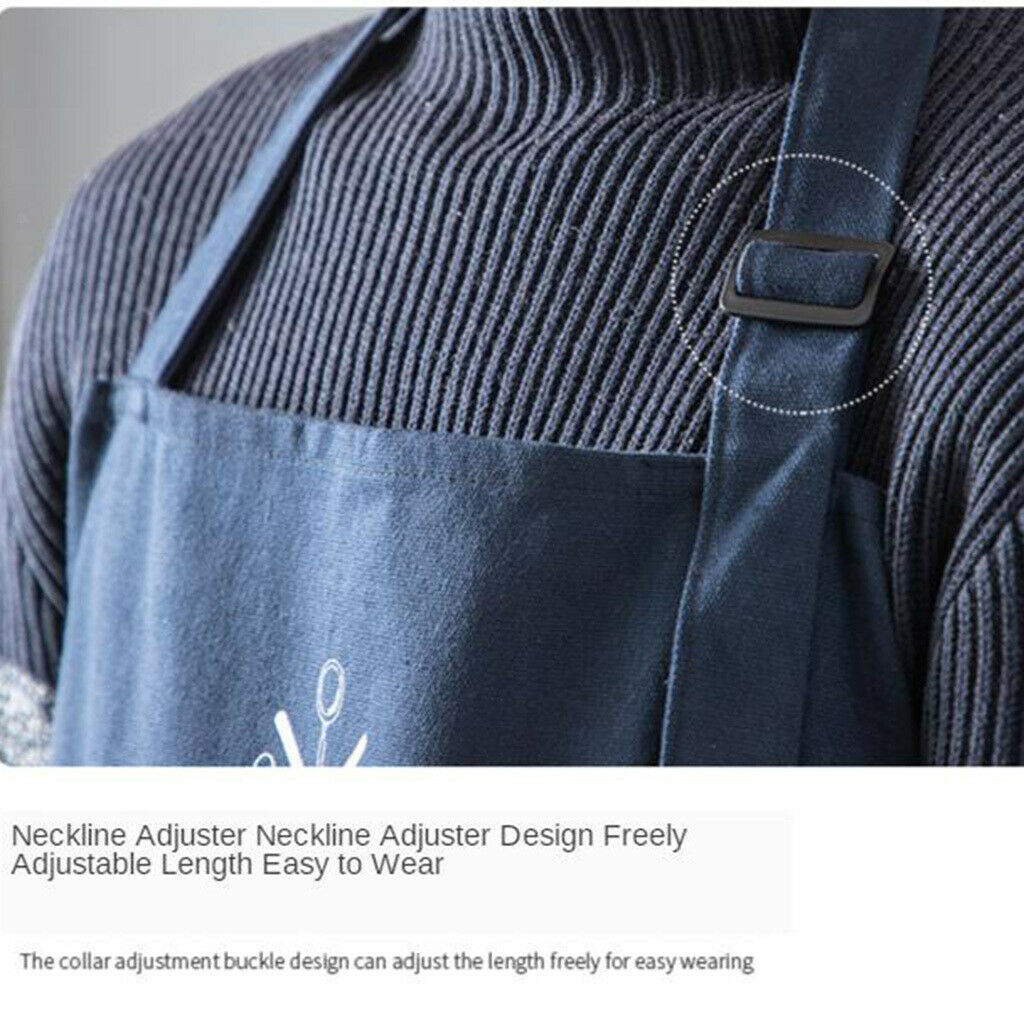 Kitchen Apron Unisex Waterproof Oil Proof Adjustable Smock Baking Aprons