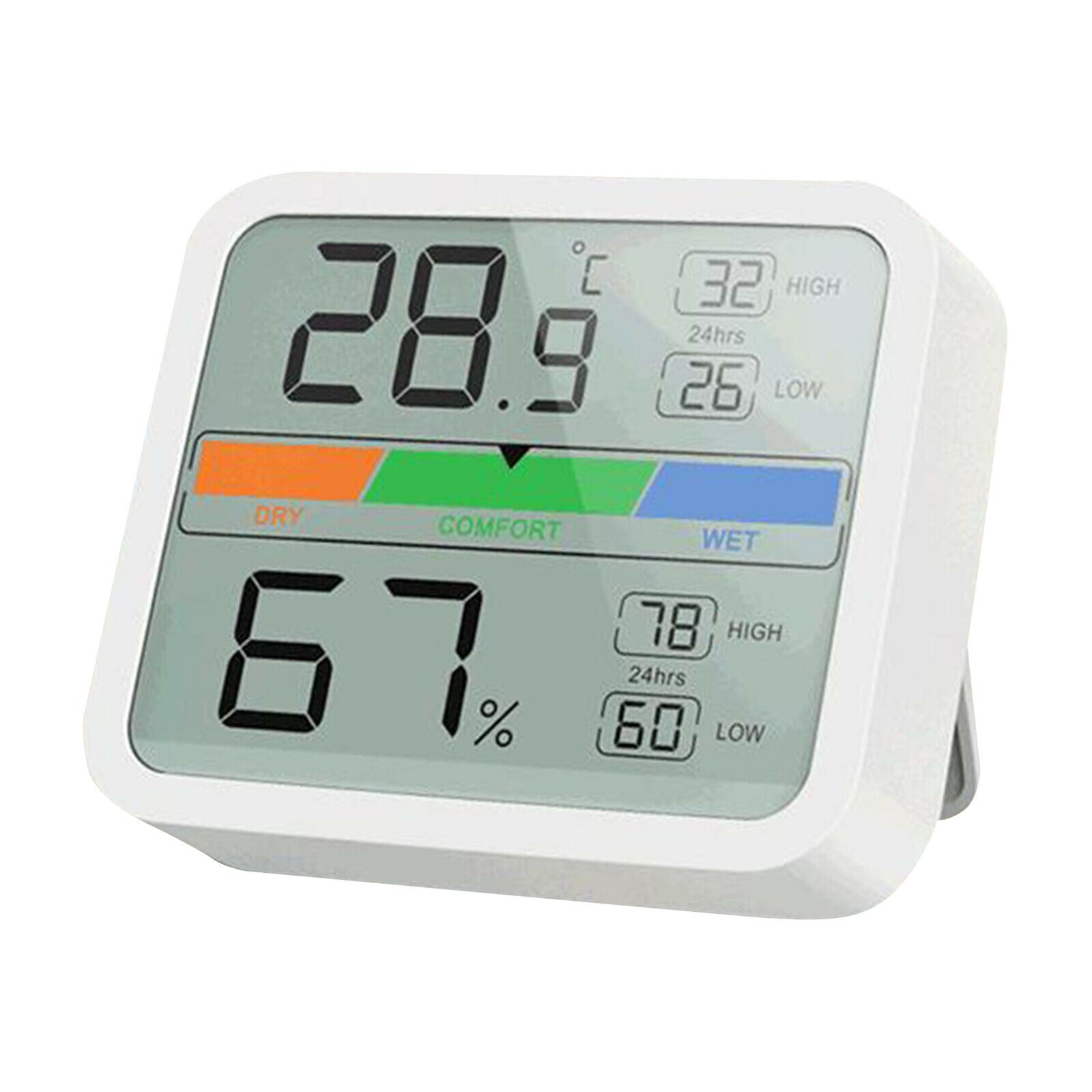Accurate Digital LCD Thermometer Hygrometer Temperature Humidity Monitor
