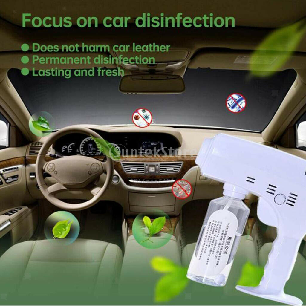 Handheld Nanos Steam Spray Guns Hair Smoke Machine for Home Car School Salon