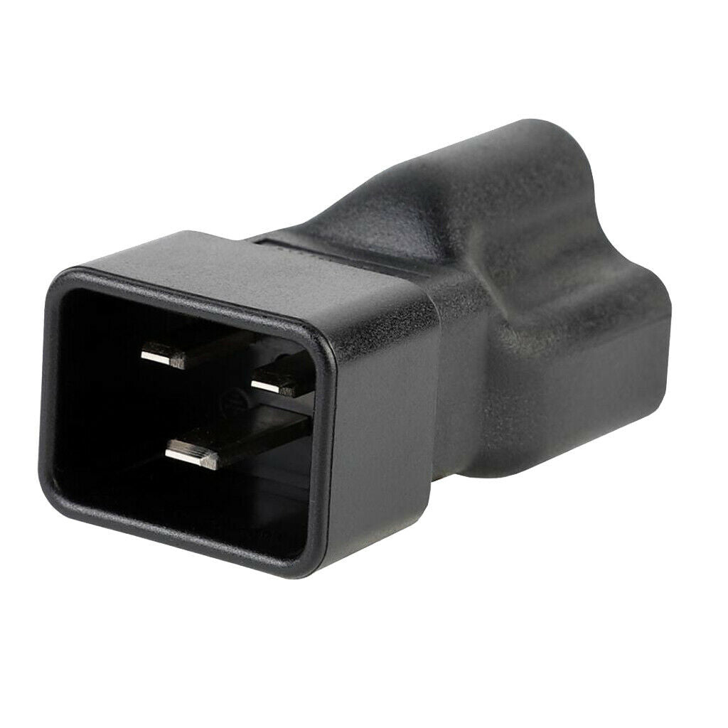 IEC320 C20 to Nema 5-15 / 20R 20A comb adapter 16A to 20A