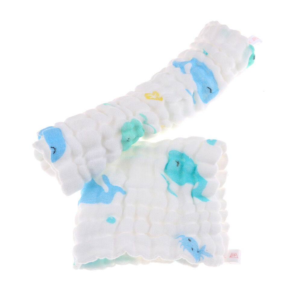 6 layers Baby Cotton Gauze Baby Face Saliva Towels Wash Cloth Handkerchief.l8