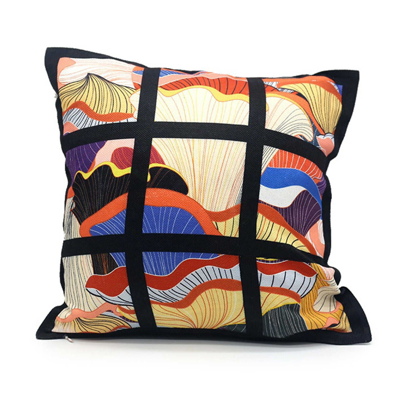 3 Pack Sublimation Blanks Panel Pillow Case Car Bed Couch Cushion Covers